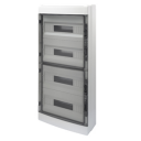 GEWISS 40CDK DISTRIBUTION BOARD IP65 SURFACE MTG 72 WAY (18x4) - WITH E/N TERMINALS (GW40109BQ)