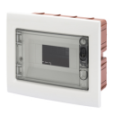 GEWISS 40CDKI DISTRIBUTION BOARD IP40 FLUSH MTG 8 WAY - WITH E&N BARS *** WHILE STOCKS LAST ***