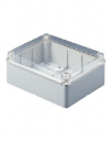 GEWISS 44CE ENCLOSURE IP56, STD DEPTH CLEAR LID, 240 x 190 x 90mm - HIGH TEMP