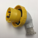GEWISS IEC309 90° PLUG IP67 YLW 110V 4H 16AMPS 2P+E