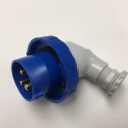 GEWISS IEC309 90° PLUG IP67 BLU 230V 6H 16AMPS 2P+E