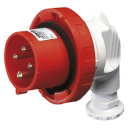 GEWISS IEC309 90° PLUG IP67 RED 415V 6H 16AMPS 3P+E
