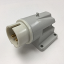 GEWISS IEC309 BTS 90° INLET SURFACE MTG IP44 16AMPS WHITE 40-50VAC 50-60Hz 2P 12H