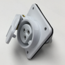 GEWISS IEC309 BTS 10° SOCKET FLUSH MTG IP44 16AMPS WHITE 40-50VAC 50-60Hz 3P 12H