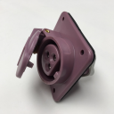 GEWISS IEC309 BTS 10° SOCKET FLUSH MTG IP44 32AMPS VIOLET 20-25VAC 50-60Hz 3P (no H)
