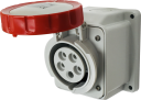 GEWISS IEC309 10° SOCKET SURFACE MTG IP67 RED 415V 6H 16AMPS 3P+N+E