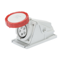 GEWISS IEC309 90° SOCKET SURFACE MTG IP67 RED 415V 6H 32AMPS 3P+N+E