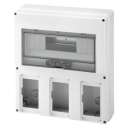 GEWISS 68QDIN MODULAR BD IP54 - FOR 3 IEC309 COMBIBLOC SW/SKT