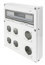 GEWISS 68QDIN-20 MODULAR BD IP65 - 2x 63A + 4x 16/32A SKT FLANGES 560x450x120mm