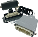 WESTEC COMPLETE SET, 16B 16P+E 16A - STR HOOD M32 GLAND, BULKHEAD HOUSING w/COVER 1 LEVER, METAL