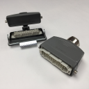 WESTEC COMPLETE SET, 24B 24P+E 16A - STR HOOD M40 GLAND, BULKHEAD HOUSING w/COVER 1 LEVER, METAL
