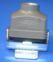 WESTEC 6B CONNECTOR HOOD TOP ENTRY 1 LEVER WITH GASKET 6P+E M25