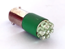 BA9 EXTENDED LED GREEN 120V AC/DC CLUSTER LAMP