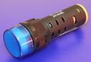 16mm INDICATING LIGHT BLUE, 24VAC/DC LED, SCREW TERMINALS IP40