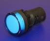 22mm INDICATING LIGHT BLUE, 110-130VAC/DC LED, SCREW TERMINALS IP66
