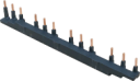 GHISALBA 3P CONNECTING BUSBAR TO LINK 4x MMS GHA32/GH3R - PIN STYLE