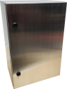CVS SS316 ENCLOSURE 700H x 500W x 250D, 1-DOOR c/w GEAR PLATE (no brackets)