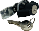CVS QUARTER-TURN WING HANDLE KEY LOCK c/w CAM & NON-STD KEY 1333