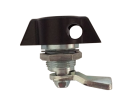 CVS QUARTER-TURN WING HANDLE LOCK FOR USE WITH PADLOCK - STANDARD BLACK