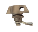 CVS QUARTER-TURN WING HANDLE LOCK FOR USE WITH PADLOCK - SS316