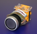 22mm PUSHBUTTON BLACK, METALIC BEZEL, 1NO/1NC MOMENTARY IP65 (NOT SUITABLE FOR SYMBOL INSERTS)