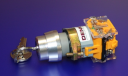 22mm KEY SWITCH, 3-POS MAINTAINED 2NO, KEY REMOVE LEFT