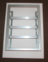 DIST BOARD FRAME KIT FOR CR(X/XX) 605025H c/w 2x DIN RAIL, BLANK MASK
