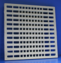GEWISS GRILLED LID, GREY - FOR 400x400 WELL