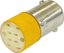 BA9 LED 12V AC/DC - AMBER/YELLOW