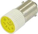 BA9 LED 130V AC - AMBER/YELLOW