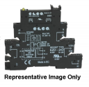 ELCO SOLID STATE RELAY, DIN RAIL MOUNT, INPUT 17-30VDC, OUTPUT 2A 12-275AC, TRIAC (SSR01A-2240 + EZD-24D) *** EOL ***