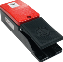 BERNSTEIN FOOTSWITCH SINGLE, PUSH ON-OFF LATCHING 1NO/1NC - WITHOUT GUARD