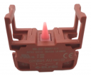 GHISALBA 22mm P/B CONTACT BLOCK GOLD 1NC