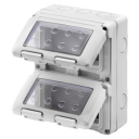 GEWISS COMBI SYSTEM 55 ENCLOSURE ONLY IP55 8GANG 2X4 VERTICAL