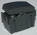 GEWISS PLAYBUS SWITCH MODULE/PUSHBUTTON 230VAC 10A 1P N/O SPRING RETURN BLACK