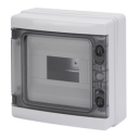 GEWISS 40CDK DISTRIBUTION BOARD IP65 SURFACE MTG 8 WAY - WITH E/N TERMINALS (GW40102BS)