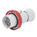 GEWISS IEC309 HP STR PLUG IP66/67/68/69 RED 415V 6H 32AMPS 3P+N+E