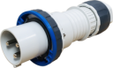 GEWISS IEC309 HP STR PLUG IP66/67/68/69 BLUE 230V 6H 125AMPS 2P+E