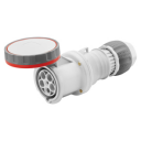 GEWISS IEC309 HP STR CONN IP66/67/68/69 RED 415V 6H 125AMPS 3P+N+E (with Pilot Contact)