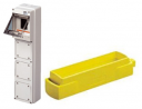GEWISS 68QDIN-4 MODULAR BD IP55 - 3x 16A SKT FLANGES, YLW RUGGED CASE 560x140x105mm