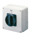 GEWISS 70RT ISOLATOR IN PLASTIC ENCL IP65 - BLACK HANDLE 3P 16A (AC21A) 114x114x71.5mm *** WHILE STOCKS LAST ***