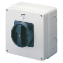 GEWISS 70RT ISOLATOR IN PLASTIC ENCL IP65 - BLACK HANDLE 3P 63A (AC21A) 170x170x96mm *** WHILE STOCKS LAST ***
