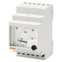 GEWISS 90AM ANALOGUE VOLTMETER 40-60Hz - DIRECT READ 1PH 0-500V (3M)