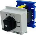 GEWISS 90AM LINE SEL SWITCH 16A 690V - 2P 3POS, WITH 0 RETURN
