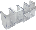 GEWISS 97MSS ACCESSORY - TERMINAL COVER (4x1P shroud) - FOR 97MSS250 4P