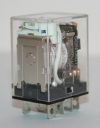 RELAY PLUG-IN DPDT 10A WITH LED 240VAC (BASE PTF08A-E)