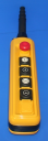 TER NPA PENDANT 6-WAY:  4x 1-SPEED BUTTONS (NO/NC) + E/STOP + BLANK