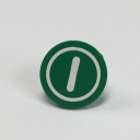 TER NPA DISC INSERT - GREEN WITH START SYMBOL