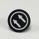 TER NPA DISC INSERT - BLACK WITH 2x 1-SPEED ARROWS