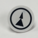TER NPA DISC INSERT - WHITE WITH 2-SPEED ARROW
